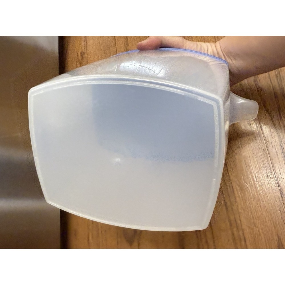 Mr. Coffee Iced Tea Maker Replacement 3 Quart Pitcher Blue Lid Rectangular TM75 - Picture 6 of 6